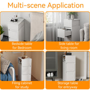 2 Drawer Wooden Bedroom Bedside Cabinet Nightstand With Side Open Johtzjrgaqmgsy