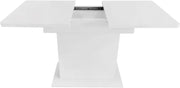Extendable Dining Table White !SALE! Storage Kitchen Table Space Saving 130cm