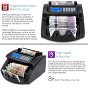Note Counter Machine Money Currency Banknote Counting Detector Cash Bill ZZap
