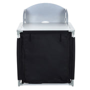 Outdoor Camping Kitchen Cupboard Cook Table Folding Storage Unit Shelf w Handbag
