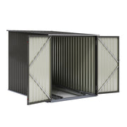 Outdoor Garden Storage Shed Bike Metal Pent Tool Shed House Bin Park 2-4 Bicycle