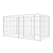 6Panel Dog Pet Puppy Playpen Metal Indoor Outdoor Dog Fence for Small Medium Dog