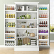 120cm Kitchen Pantry Cupboard Freestanding Larder Storage Cabinet with