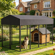 Extral Large Dog Crate House Heavy Duty Pet Enclosure Secure Wire Playpen Fence
