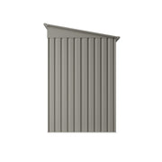 4x 8 FT Galvanised Metal Garden Storage Shed Glitter Effect with Free Foundation