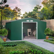Metal Shed Outdoor Garden Storage 7x4 - 11x14 Apex Roof Galvanised Steel Ranger