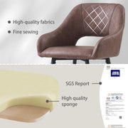 Set of 2 Bar Stools Velvet/PU Metal Legs Breakfast Stools Armrest Padded Chairs