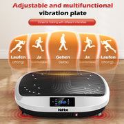 3D Vibration Plate 200W 120 Levels Full Body Trainer with Bands Remote