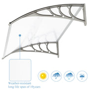 Door Canopy Awning Shelter Outdoor Porch Patio Front Back Window Roof Rain Cover