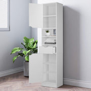 Slimline Freestanding Bathroom Tallboy – White Tall Storage Cabinet