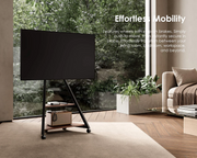 FITUEYES Eiffel FT65 TV !SALE! Mobile Floor Stand Wheels 50-65