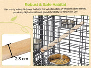 African Grey Cage Large Open Playtop Parrot Bird Cage for Cockatiels with Stand