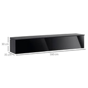 Floating TV Unit Stand, Wall Mount Media Console with Storage Cabinet
