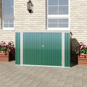 Outdoor Lockable Bicycle Shed Bike Storage Tools Box Garden 4 3 Bicycles Parking