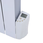1200W Wall Mounted Electric Oil Filled Radiator Aluminum Panel Heater with Timer