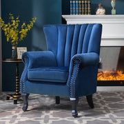 Tub Chair Accent Armchair Velvet Fabric Modern Shell Back Living Room Bedroom UK