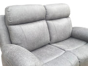 Brand New 3 Seater plus 2 Seater Recliner Sofa set Leather Suede Fabric Grey