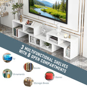 Free Combination TV Stand for TVs up to 65 Inches Media Entertainment Center