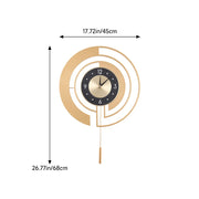 Large Wall Clock 68cm Modern Silent Decorative Clock