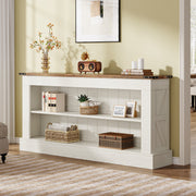63-Inch Long Console Table Modern Narrow Entryway Table with Storage for Hallway