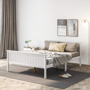 3FT Single Bed !SALE! Solid Pine Wood White Frame 90x190cm Wooden