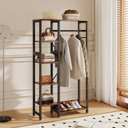 Open Wardrobe Clothes Rail Hanging Garment Stand Rack Shelf Storage Organizer