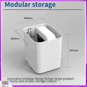 20L Smart Trash Can Automatic Sealing Disposable Bag Sensor Waste Bin for Kitchen Bathroom Home Robot Vacuum Compatible White