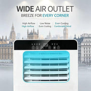 9000 BTU Portable Air Conditioner 4-in-1 Dehumidifier Fan Remote Control AC Unit