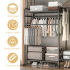 Clothes Rail 120KG Load Clothes Rack Shelfs Shoe Rack Display Stand Heavy Duty