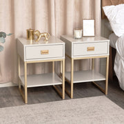 Large 3 Drawer Chest of Drawers and Pair of Bedside Tables bedroom furniture set