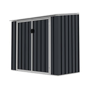 Garden Storage Shed Bike Metal Pent Tool House Galvanized Steel Storage Chest