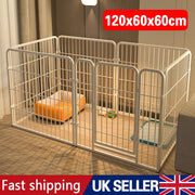 6Panel Dog Pet Puppy Playpen Metal Indoor Outdoor Dog Fence for Small Medium Dog