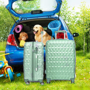 Hard Shell PC+ABS Cabin Suitcase 4 Wheel Travel Luggage Trolley Lightweight Case