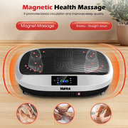 3D Vibration Plate 200W 120 Levels Full Body Trainer with Bands Remote