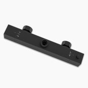 Bathroom Mixer Shower Thermostatic Dual Head Square Rainfall Handset Matte Black