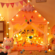 Childrens Kids Pop Up Play Tent Girls Playhouse Indoor Outdoor Princess Castle