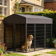 Extral Large Dog Crate House Heavy Duty Pet Enclosure Secure Wire Playpen Fence