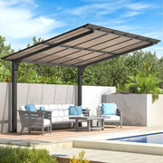 Metal Freestanding Hardtop Gazebo Aluminium Outdoor Pergola Waterproof for Patio