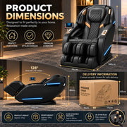 Full Body Zero Gravity Massage Chair Recliner Heating Thai Shiatsu 3D SL-Track