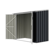 Garden Storage Shed Bike Metal Pent Tool House Galvanized Steel Storage Chest