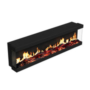 LED Fireplace Media Wall Fire Wall Mounted/Free Standing Electric Heater 50 60
