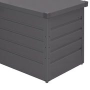 350L Outdoor Garden Storage Box Metal Steel Chest Cushion Shed Patio Container