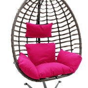Egg-Shaped Hanging Chair Cushion Seat Garden Patio Swing Hammock Seat Chair Pad