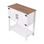 White Sideboard Cabinet Modern Farmhouse Storage Cabinet for Kitchen Dining Room