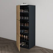 Shoe Storage Cabinet Wooden Shoe Rack Space-saving 3 Units 6 Tiers Many Colors