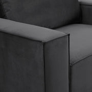 Dusk Brooklyn Ink Velvet Loveseat RRP £660