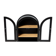 Arched Storage Cupboard Hanging Cabinet with Doors Wall-mounted Storage Cabinet