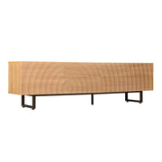 Modern TV Cabinet TV stand 2 Doors 2 Drawers Living Room Furniture 180x38x51.5cm
