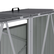 Storage Shed Wheelie Bin Store Tidy Dustbin Cover Metal 2 Sheds Outdoor Cabinet