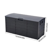Large Outdoor Storage Box Garden Patio Plastic Chest Lid Container Multibox Shed